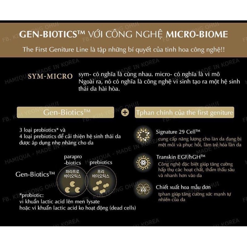 - Tinh chất tái sinh siêu vi Ohui Micro Essence 5ml