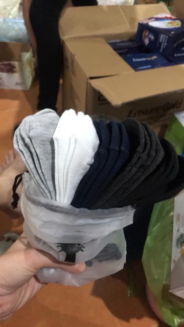 ❤️SET 10 ĐÔI❤️Vớ Nam Nữ Co Giãn Tốt,Thấm Hút Mồ Hôi Tất Nam Cổ Ngắn Zara
