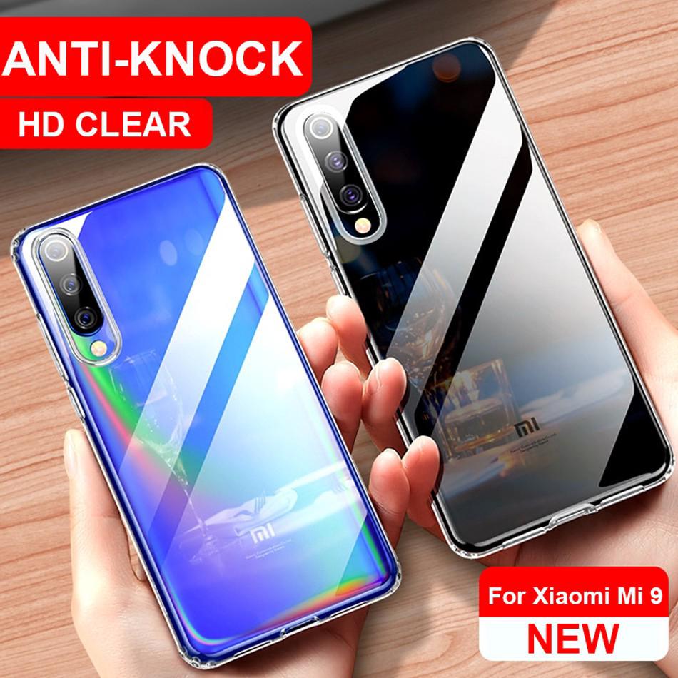 Ốp điện thoại TPU mềm siêu mỏng trong suốt cho Xiaomi Mi 9 Pro Mi 8 SE