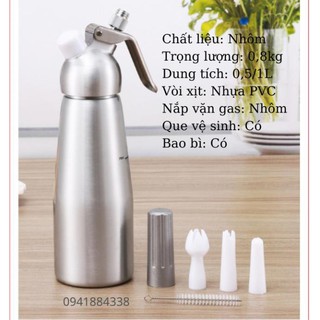 Bình Xịt Kem Tươi Cream Whipper
