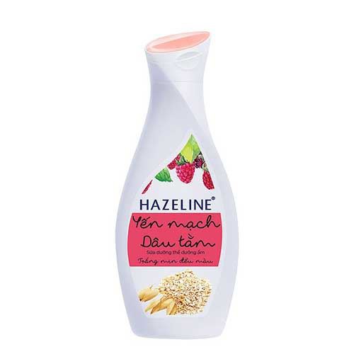 Sữa Dưỡng thể Hazeline dưỡng trắng da Match Lựu đỏ và dâu tằm 230ml