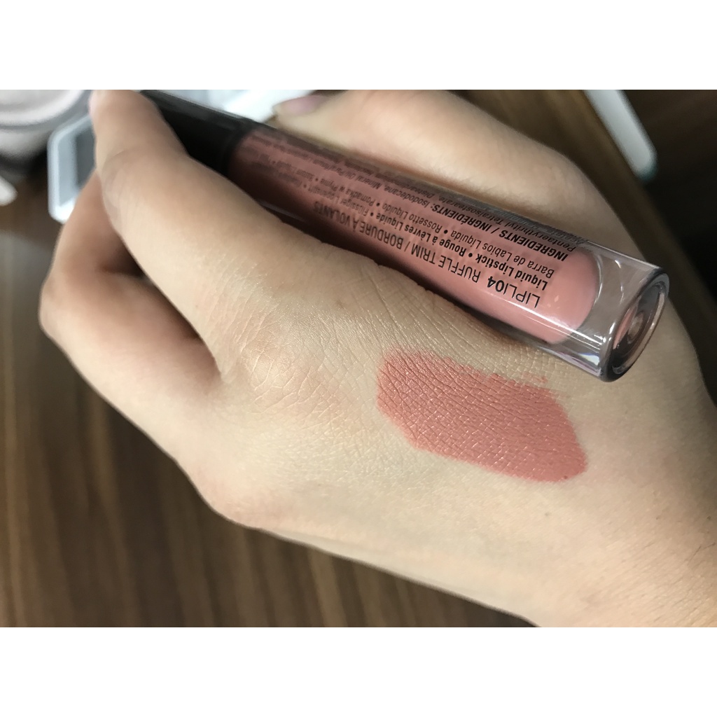Son kem lì NYX chính hãng Lingerie Liquid Matte Lipstick #10 Teddy