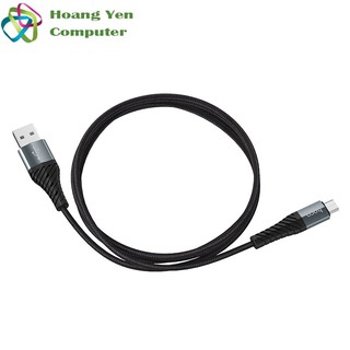 [1M] Cáp Sạc MICRO USB Hoco X38 Dài 1M Dây Dù Cho Android - BH 3 Tháng 1 đổi 1 (MÀU SẮC NGẪU NHIÊN)