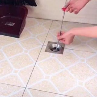 Que gắp rác thông cống inox