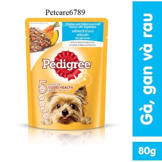 Pate chó dạng sốt Pedigree 80g