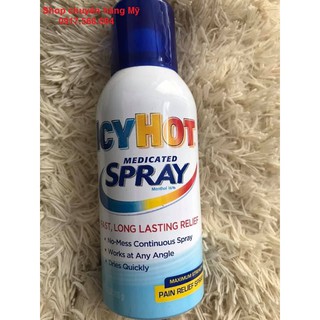 Bình xịt giảm đau icy hot spray 105g của Mỹ