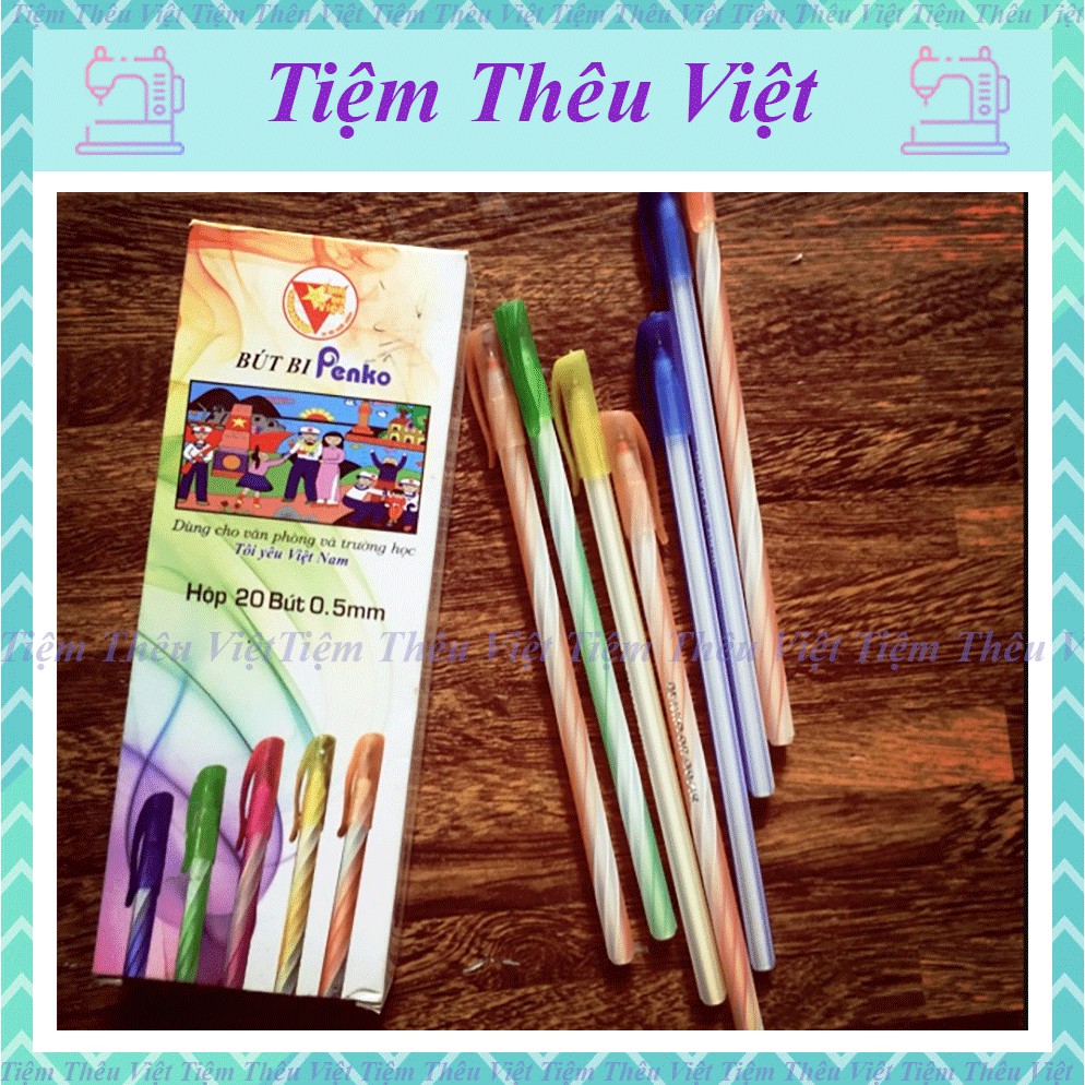 Bút Bi Nến Penko Tiệm Thêu Việt Cây Viết