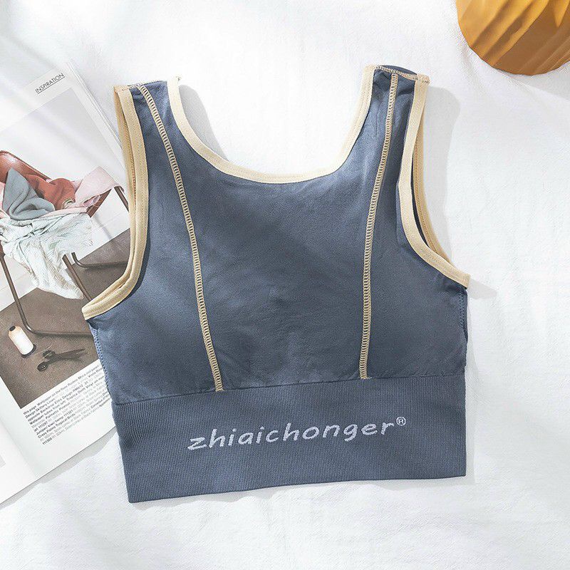 ÁO BRA, ÁO 3 LỖ CROPTOP VIỀN NỔI COTTON CO GIÃN