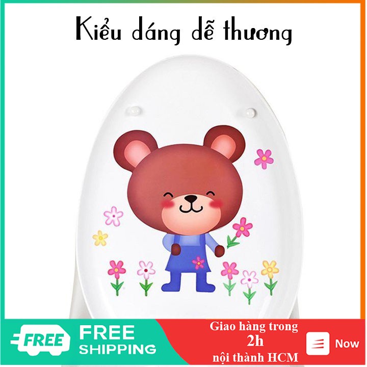 Decal khử mùi trang trí bồn cầu hoạt hình dễ thương - GD0366