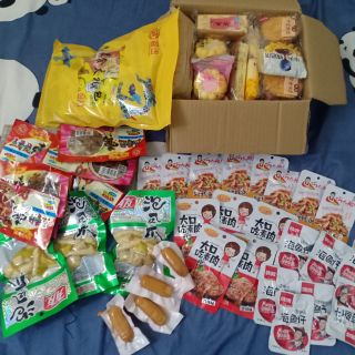 Combo ăn vặt - các mức giá khác nhau ib