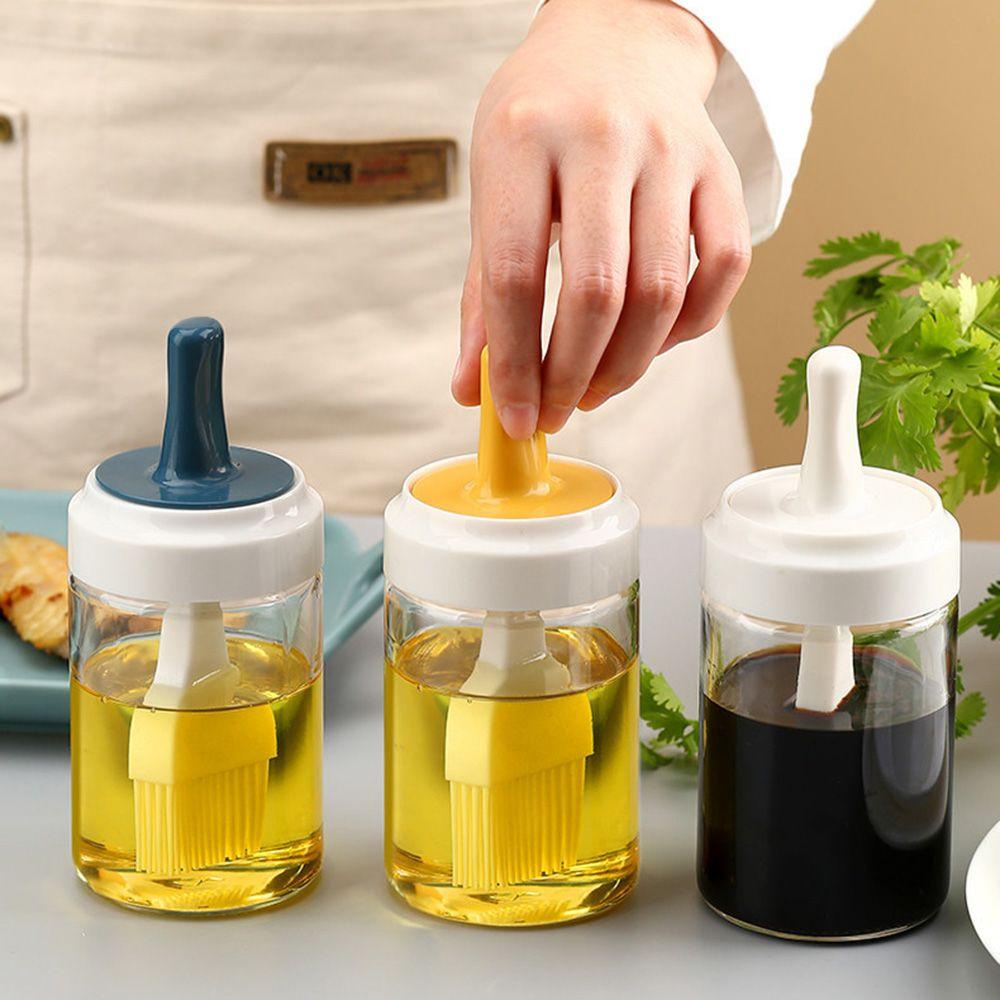 Chai Đựng Dầu Có Cọ Phết Chịu Nhiệt Cao Dùng Nướng BBQ