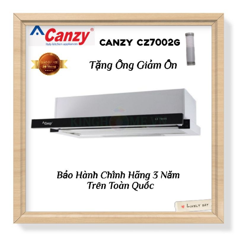 [Mã 159ELSALE hoàn 7% đơn 300K] Máy Khử Mùi Âm Tủ Cao Cấp CANZY CZ7002G