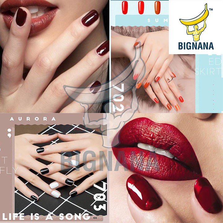 Mẫu Mới Sơn Bóng Bảo Vệ Màu Sơn Móng Tay Alibe Nắp Vàng - 15ml