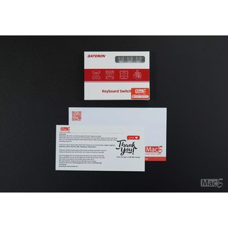 Bộ switch dành cho bàn phím cơ  Gateron Pro Silver Switch (3 pin) - bộ 35 Switch