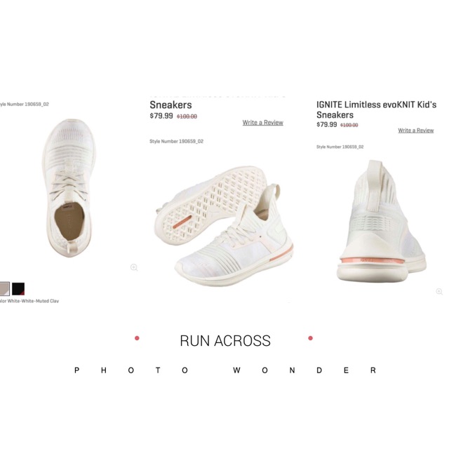 Giày IGNITE Limitless SR evoKNIT hiệu PUMA