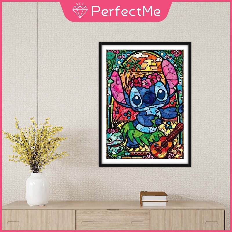 Bộ tranh đính đá 5D họa tiết hoạt hình Snoopy độc đáo kích thước 30x40cm DIY dùng trang trí