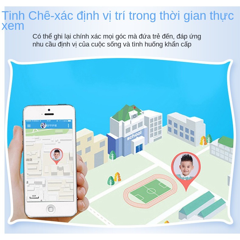 Đồng hồ trẻ em thông minh định vị Q12 nghe gọi 2 chiều lắp sim 3g chống nước, chụp ảnh | BigBuy360 - bigbuy360.vn