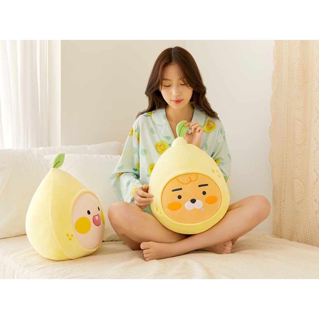 Gối Ôm Tròn Kakao Friends Lemon Ryan