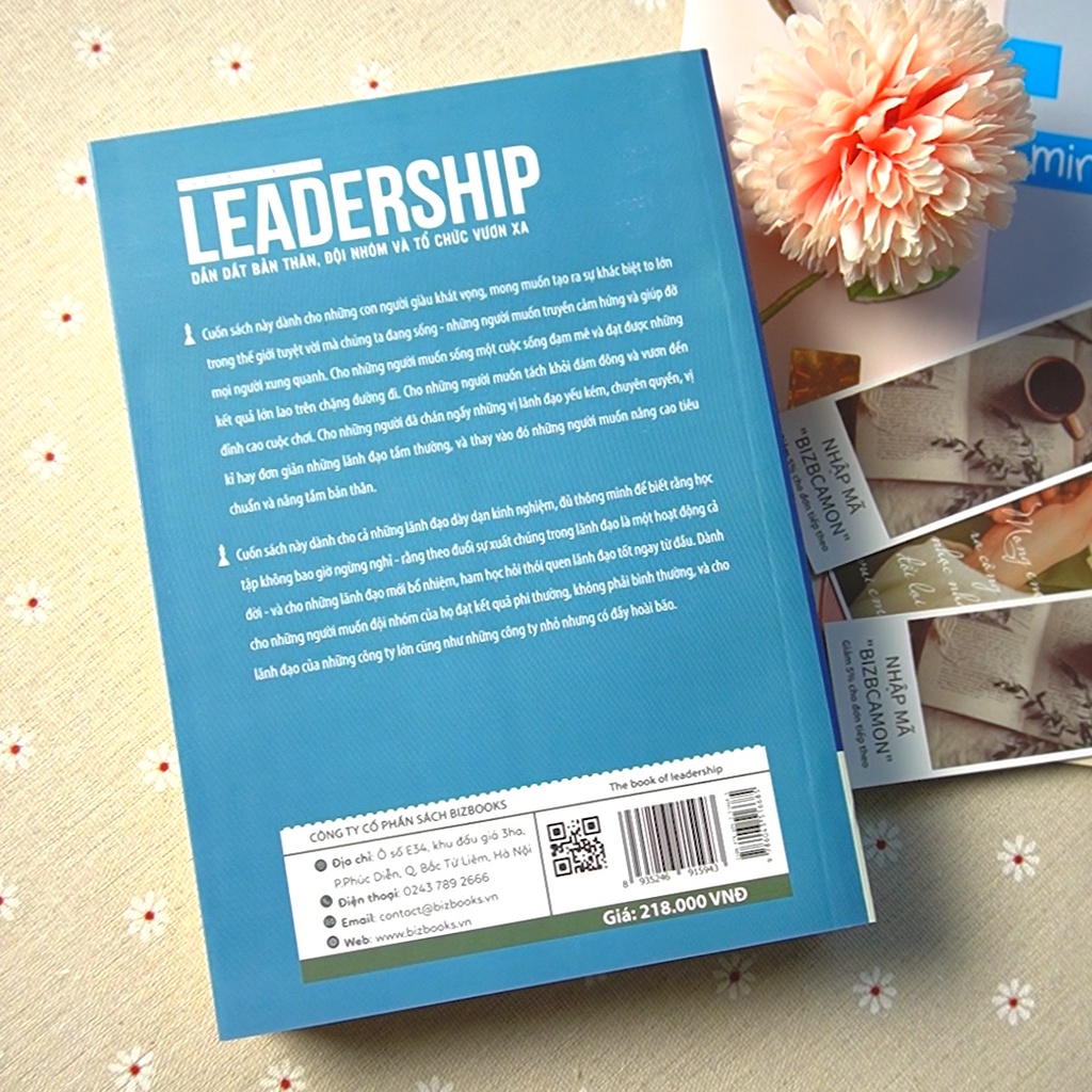 The Book Of Leadership - Dẫn Dắt Bản Thân Đội Nhóm Và Tổ Chức Vươn Xa - Sách Hay Về Kỹ Năng Dẫn Dắt Lãnh Đạo nhóm