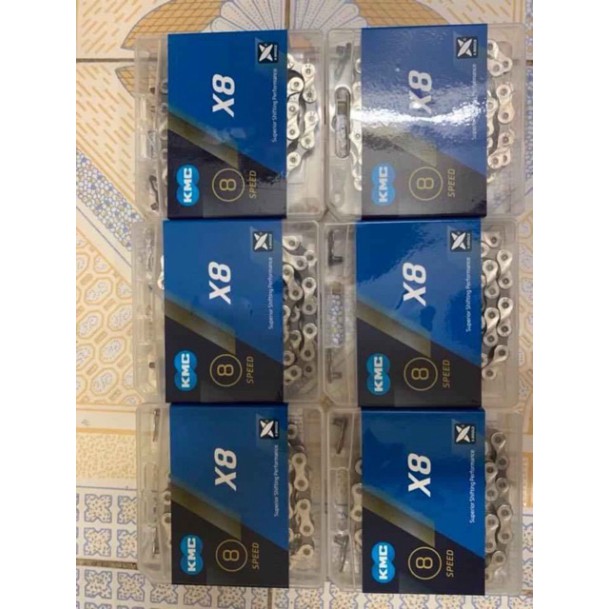 PHụ kiện xe đạp - XÍCH XE ĐẠP KMC X8