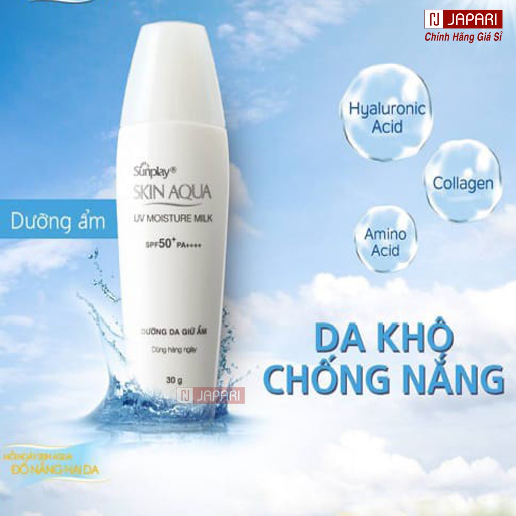 [CHÍNH HÃNG] Kem Chống Nắng Sunplay Skin Aqua Cho Da Mặt, Toàn Thân Kcn Sữa/Gel Nắp Vàng/xanh/hồng/trắng Mỹ Phẩm JAPARI | WebRaoVat - webraovat.net.vn