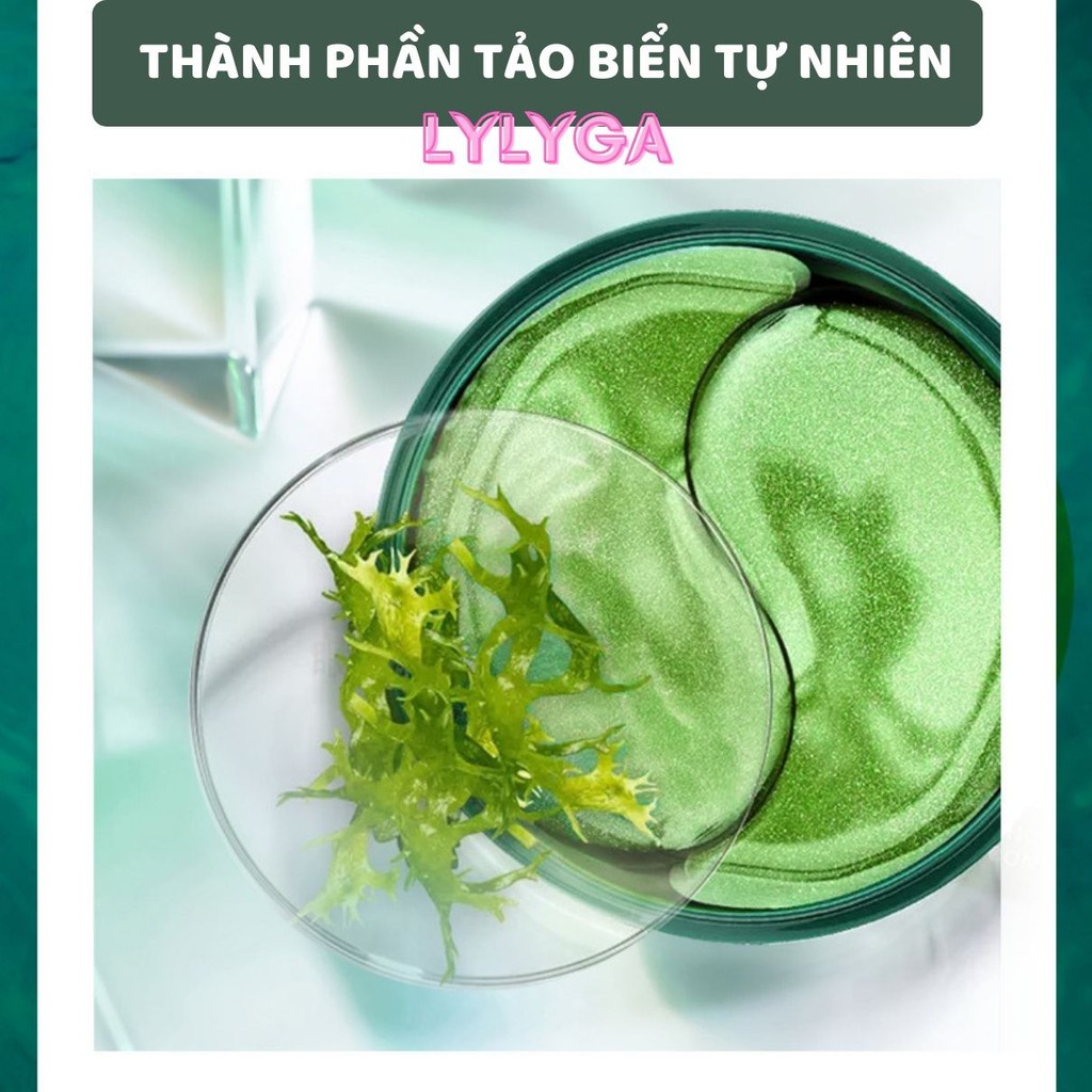 Mặt nạ mắt BIOAQUA Tảo Biển Hộp 60 miếng Nội địa Trung , Giảm thâm nhăn quầng mắt bọng mắt hiệu quả