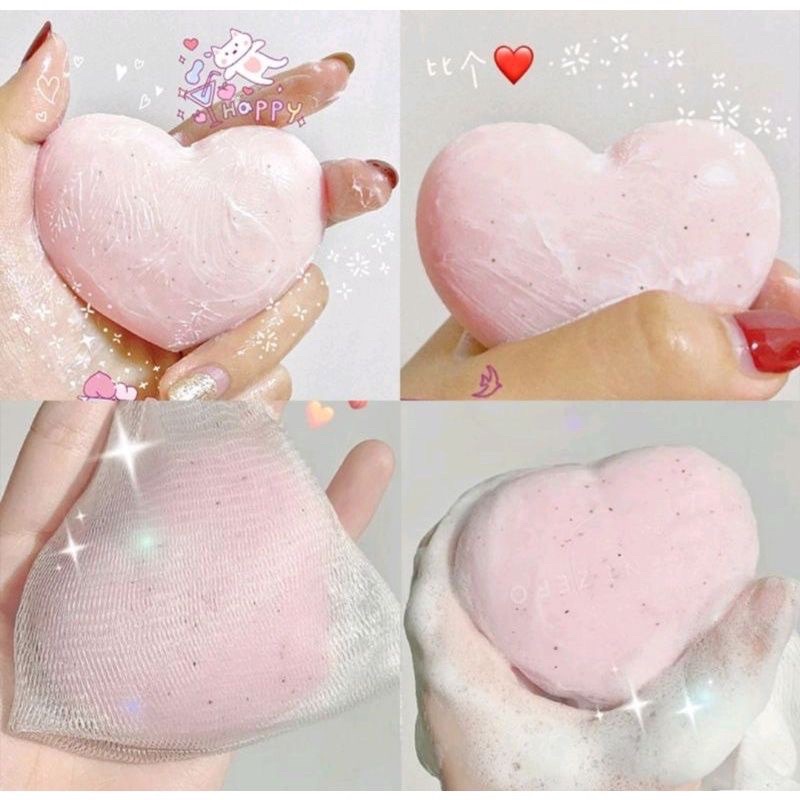 Soap Xà Phòng Đào Tắm Trắng Body Tẩy Tế Bào, Trắng Mịn Da