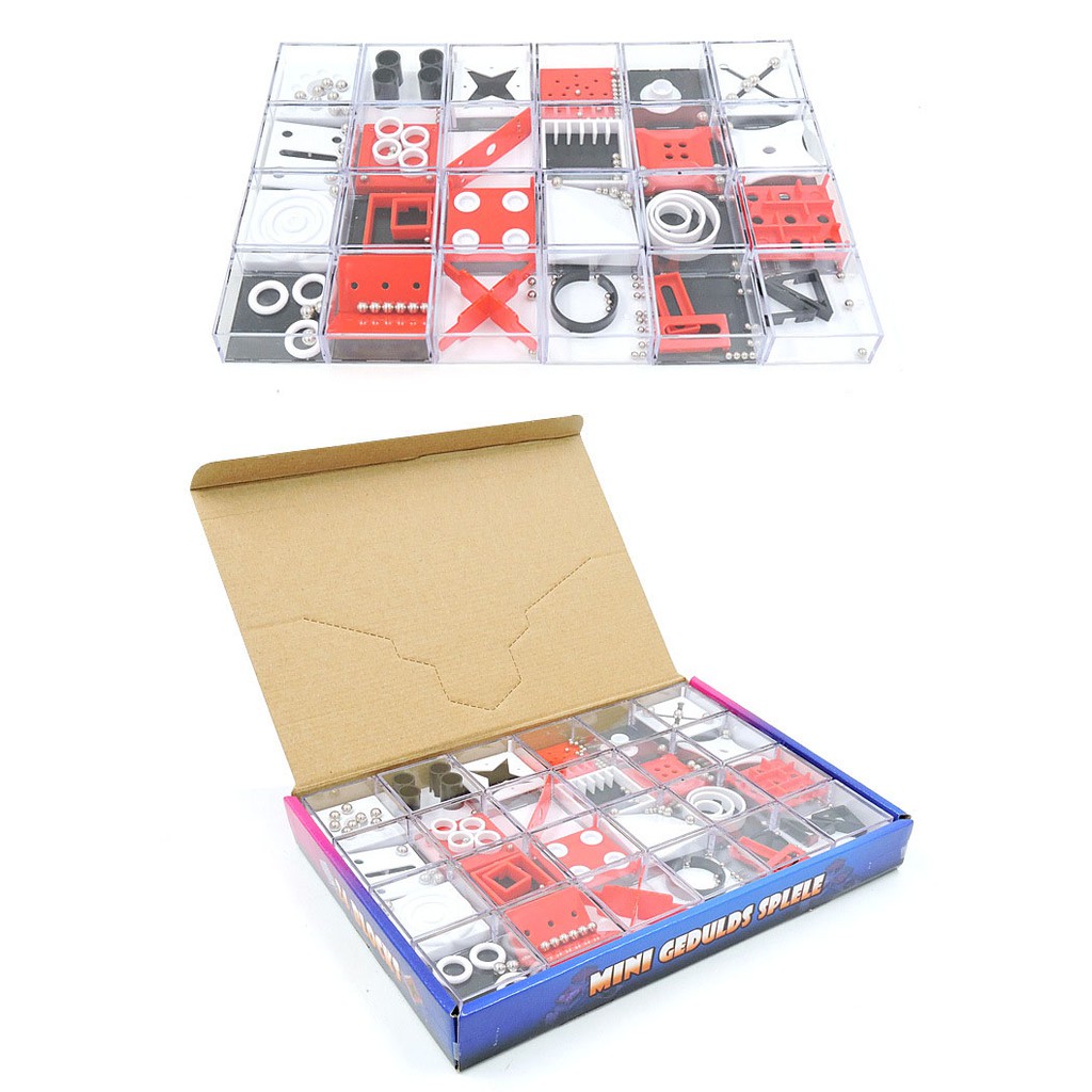 Giải đố nhựa - Modern art & classics - combo hộp 24 cái