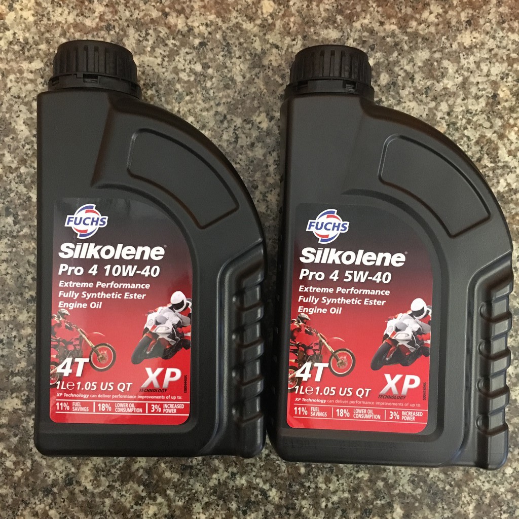 NHỚT FUCHS SILKOLENE PRO 4 10W40, 5W-40 Tổng Hợp Toàn Phần