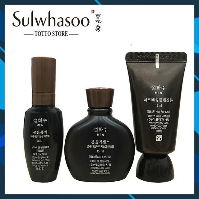 [Mini] Bộ dưỡng da Nam Sulwhasoo Basic Kit 3 items 38ml - Bộ chống lão hóa nam Sulwhasoo, Sữa rửa mặt nam Sulwhasoo