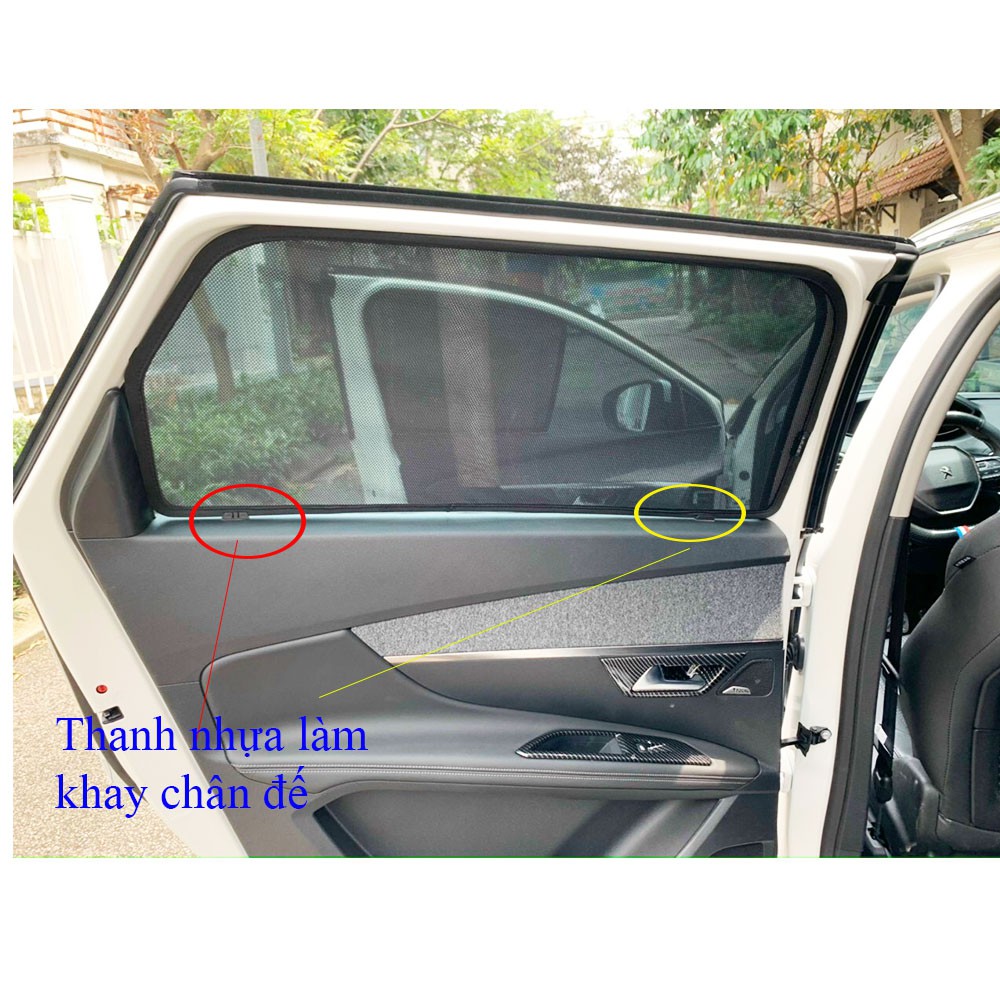 Rèm che nắng xe Toyota Fortuner 2006- 2021 có hút nam châm cao cấp