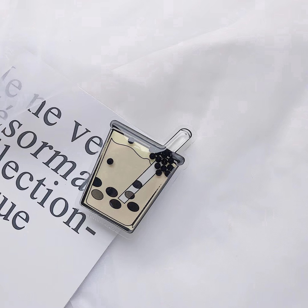 Giá đỡ gắn điện thoại hình ly nước trà sữa sáng tạo dễ thương tiện dụng