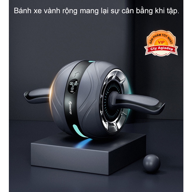 Con lăn điện tử REBOUND siêu xịn tập thể dục gym cơ bụng tay chân