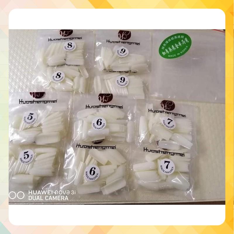 MÓNG ÚP HSM LẺ SIZE 5,6,7,8,9 GÓI 50 MÓNG