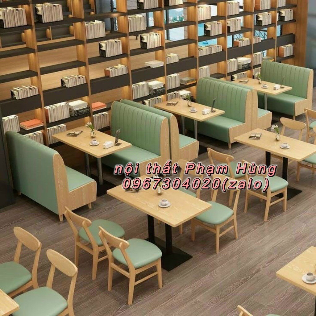 Bộ bàn ghế quán cf trà sữ quán kem phòng lạnh giá rẻ