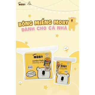 Bông miếng Moby bịch 100 miếng