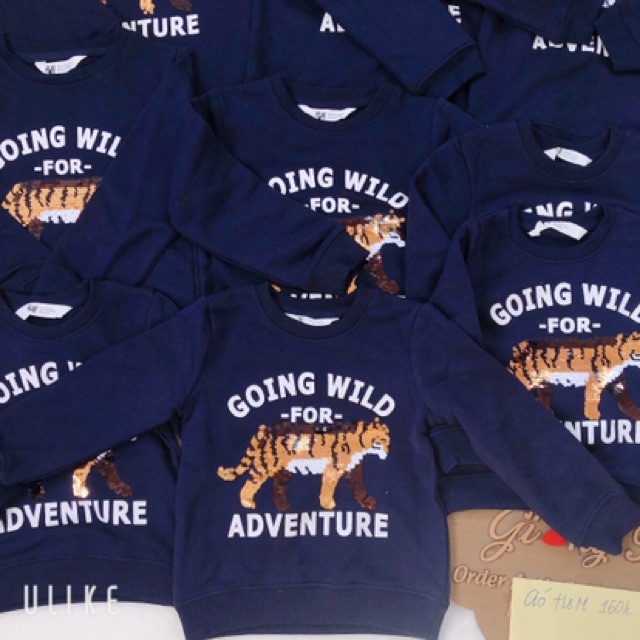 Áo hổ H&m bé trai size 1,5/2y - 8/10y