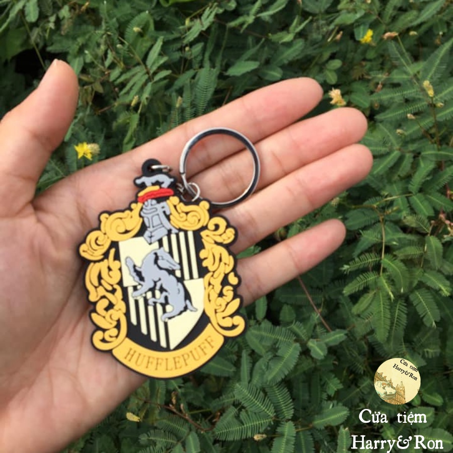Móc khóa silicon đủ 4 nhà Harry Potter