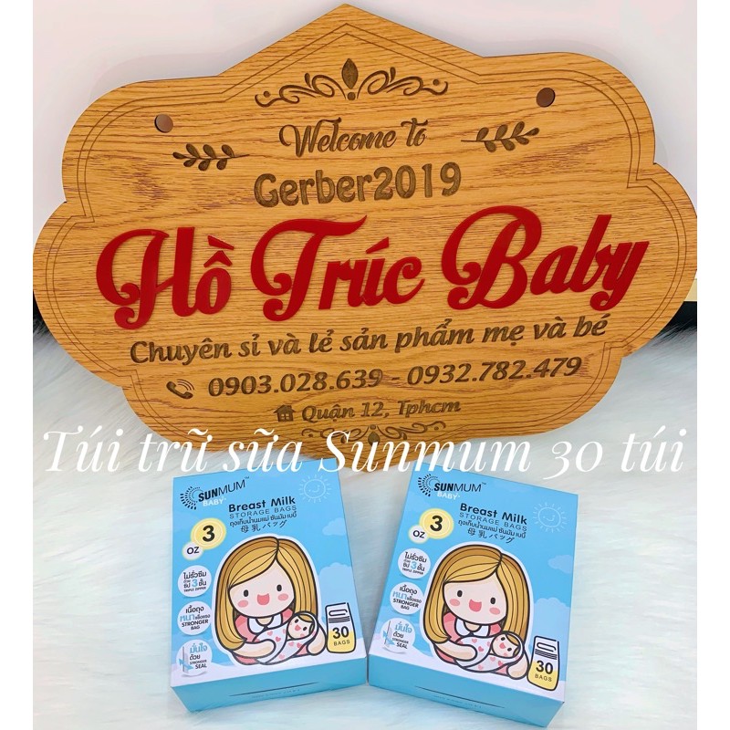 Túi trữ sữa SUNMUM 100ml và 250ml