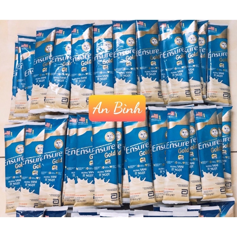 [Combo] 100 gói ensure ( 50 vani + 50 vani ít ngọt)