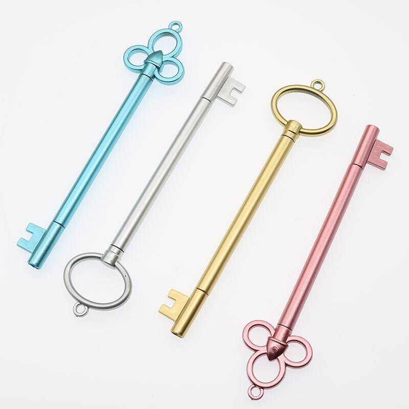 Set 4 Bút Mực Kiểu Dáng Chiếc Chìa Khóa Retro Độc Đáo