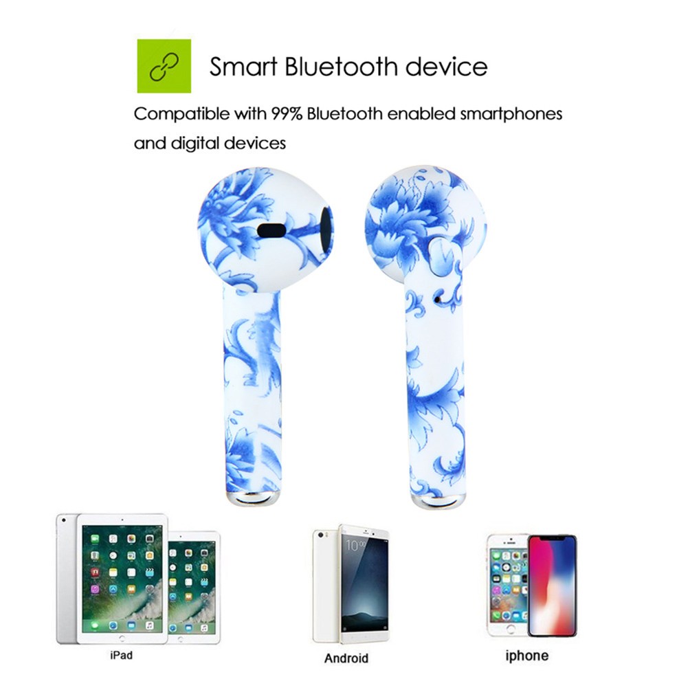 Tai Nghe Bluetooth Hbq I7s Kèm Hộp Sạc Cho Iphone Android Phone