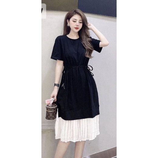 Váy Bầu Mùa Hè,Đầm Thiết Kế Đẹp Chất Coton,Phối Dây Thắt Eo Tùy Chỉnh Vùng Bụng Tiện Lợi,Thoải Mái V0087 Mama Store99