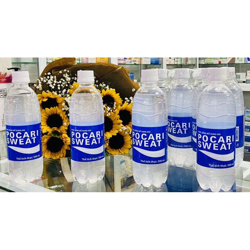 Thùng 24 Chai Thức Uống Bổ Sung ION Pocari Sweat (500ml / Chai)  Thùng 24 chai Pocari sweat 500ml