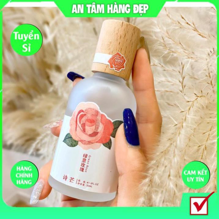 Nước Hoa Shimang Trà Thơ Vỏ Mờ Nắp Gỗ Sang Trọng 50ML KING DC mỹ phẩm nội địa trung-bodymist