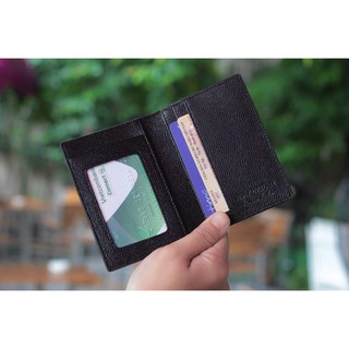 VÍ CARD ĐEN - Da Bò Thật 100%