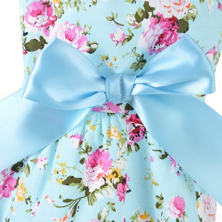 Đầm hoa chất vải cotton dành cho thú cưng