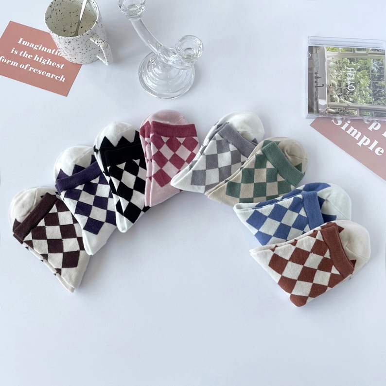 Vớ unisex quả trám cổ cao