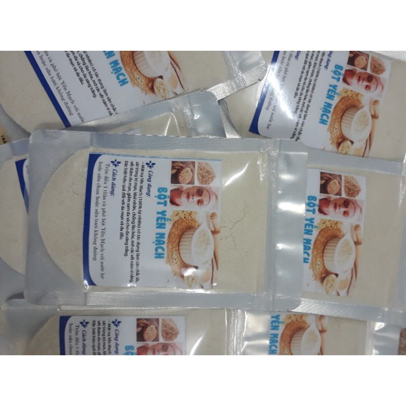 Bột yến mạch xay mịn gói 100g đẹp da, giảm cân