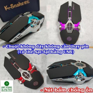 Chuột Chơi Game Không Dây Không Cần Thay Pin Có Thể Sạc Lại Bằng USB
